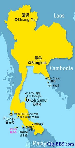 泰国丽贝岛美丽热带海滩