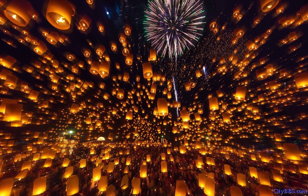 星星点灯 水灯节来清迈 在清迈照亮你的幸福