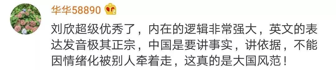 应战FOX女主播的CGTN女主播刘欣