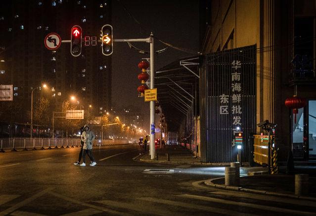 多图直击肺炎疫情下武汉火车站华南海鲜市场