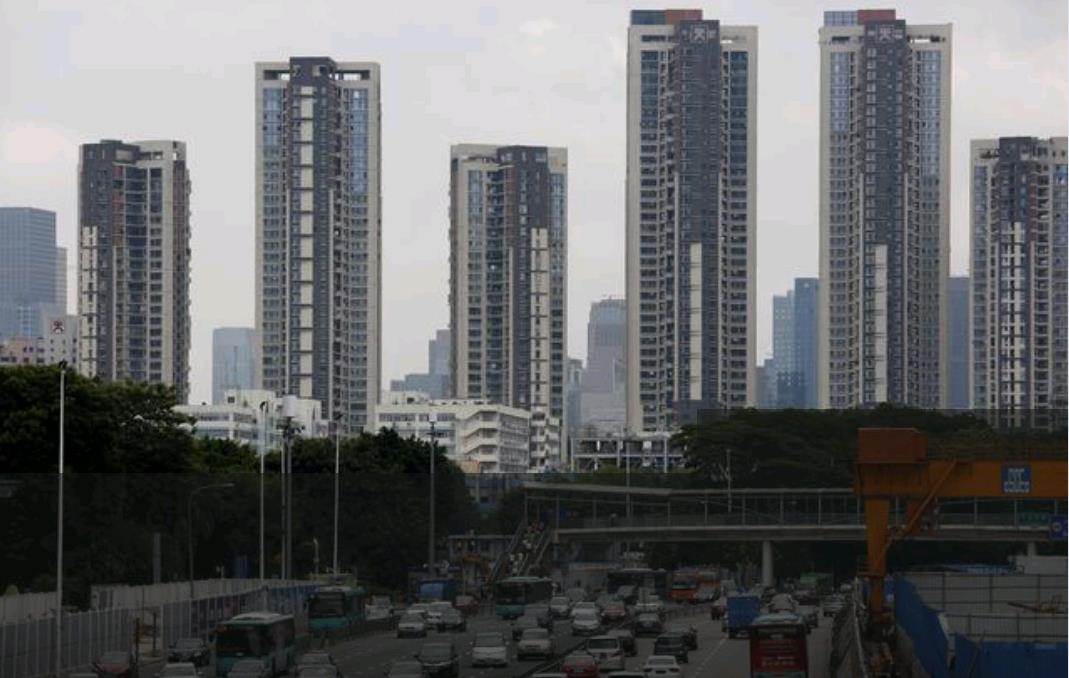 深圳市区的高层住宅楼