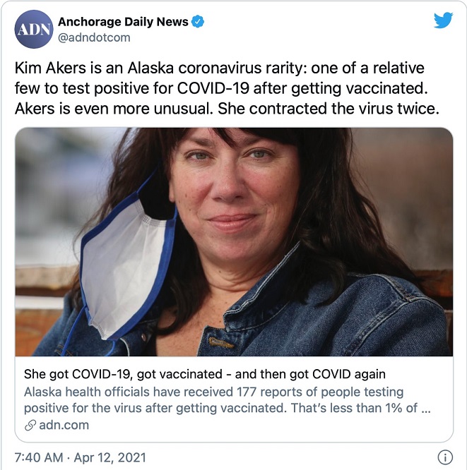 曾经确诊痊癒后又打强生疫苗 美国女子竟再度染疫