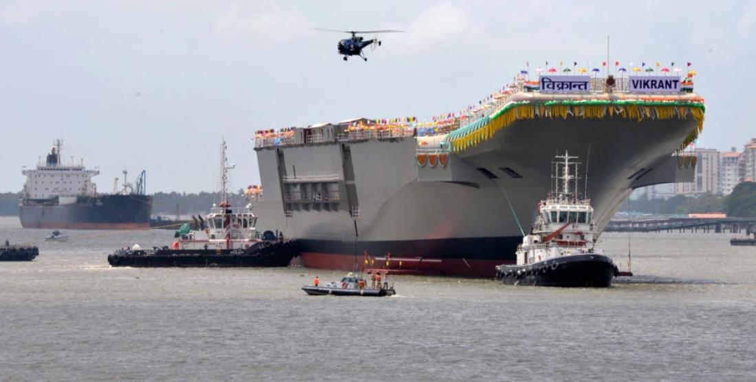 印度第一艘国产航母 “维克兰特号”（“INS Vikrant”）