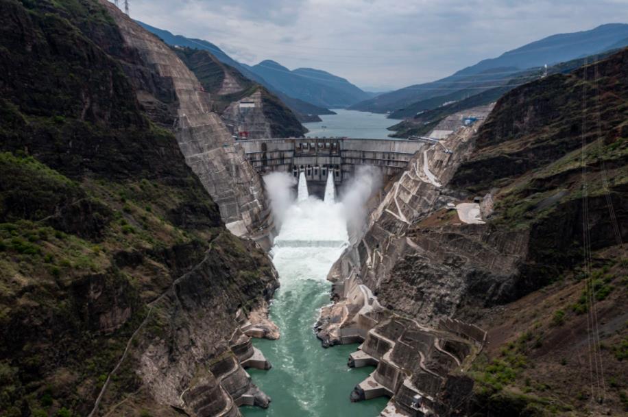 世界在建规模最大水电站——中国白鹤滩水电站
