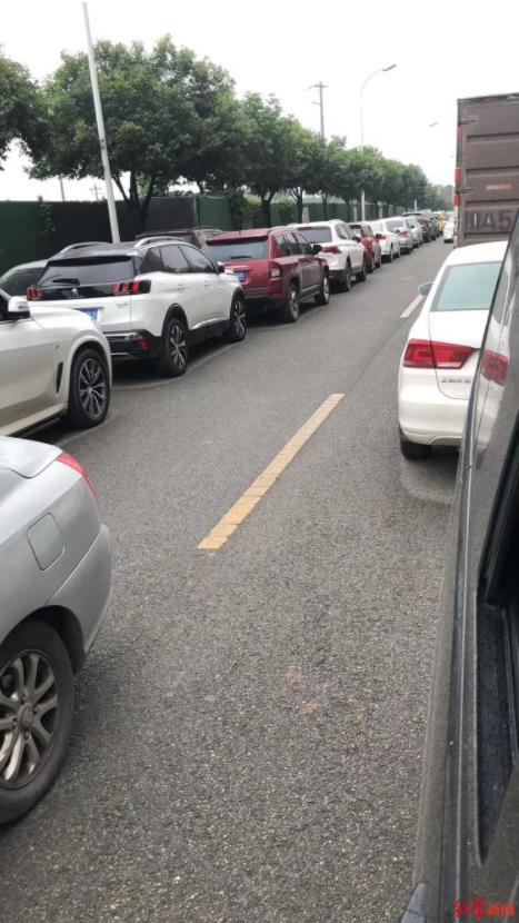 芮先生从车里往外看到的场景