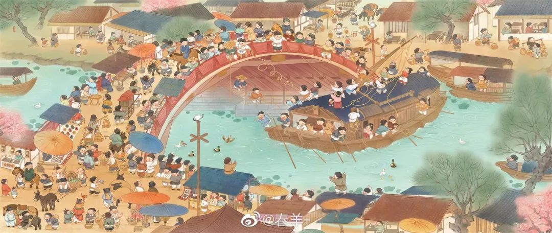 清明上河闹市图