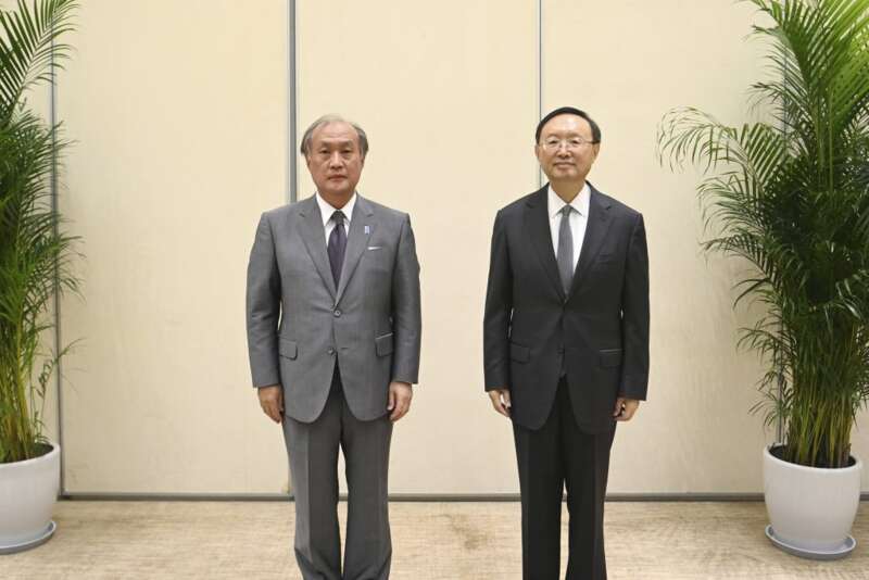 杨洁篪在天津同日本国家安全保障局长秋叶刚男共同主持中日第九次高级别政治对话 ...