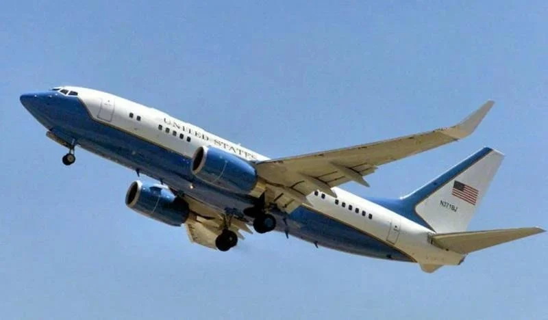 美国空军的波音C-40B行政飞机
