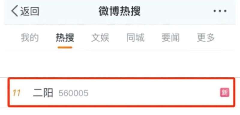 “全国都在咽喉炎吗”和“二阳”话题冲上微博热搜