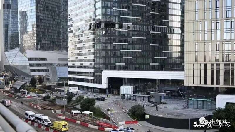 三架无人机对莫斯科发动远程袭击 莫斯科一栋50层建筑的五楼和六楼受损