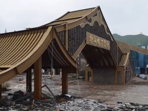 野三坡景区遭受毁灭性损毁