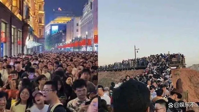 中秋国庆假期人山人海：外滩放眼望去人人人