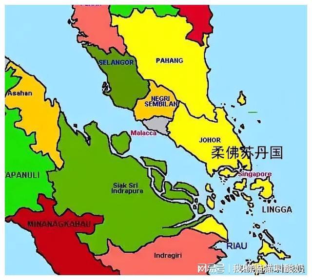 柔佛苏丹国控制马六甲海峡北岸
