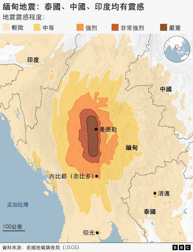 缅甸灾情：死亡人数预计将上升