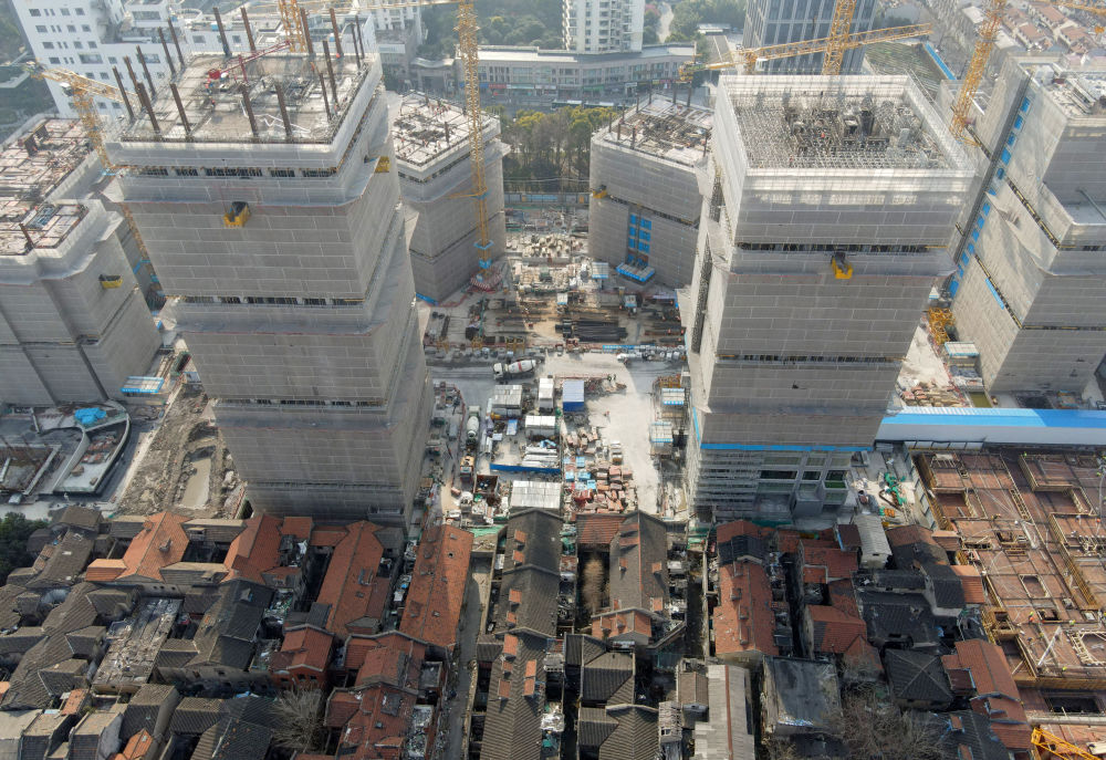 上海市黄浦区508-514街坊地块上海壹号院项目施工现场