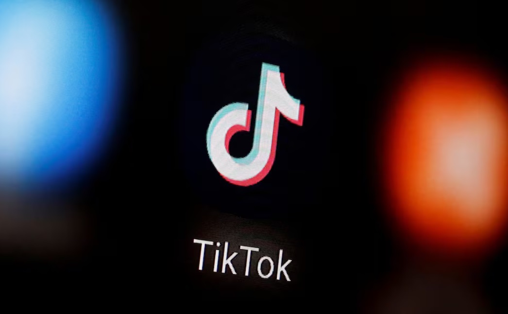 TikTok 徽标显示在智能手机上